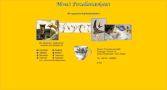 Desktop Screenshot of monas-porzellanwerkstatt.de