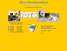 Tablet Screenshot of monas-porzellanwerkstatt.de